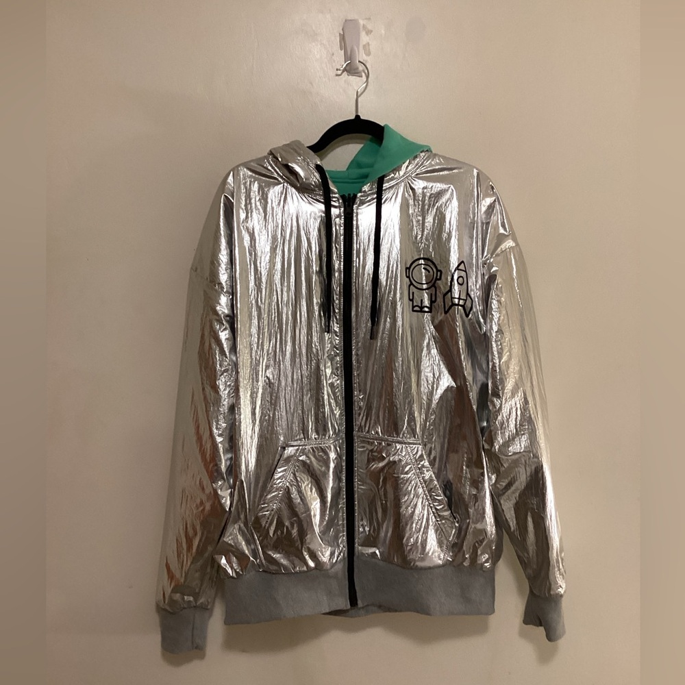 Limited Edition Spoiledchild X Jeremy Scott Chrome Hoodie